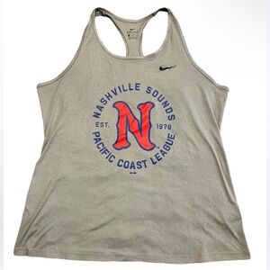 Nashville Sounds Nike Dri-Fit MiLB Tank Top Shirt